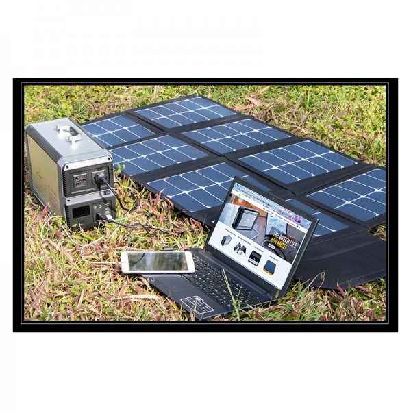 Kit Lithium 39Ah(1010Wh) und Flexible Solarmodul 130Wp Komplette Anlage für Wohnmobile und Camping 